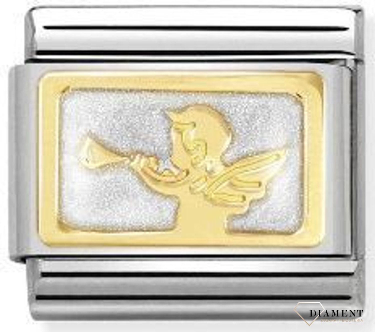 Nomination - Link 18K zawieszka złoto 'Aniołek z trąbką' 030284 33 biżuteria nomination nomination zawieszki nomination baza.jpg